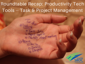 Productivity Tools for Task & Project Mgmt