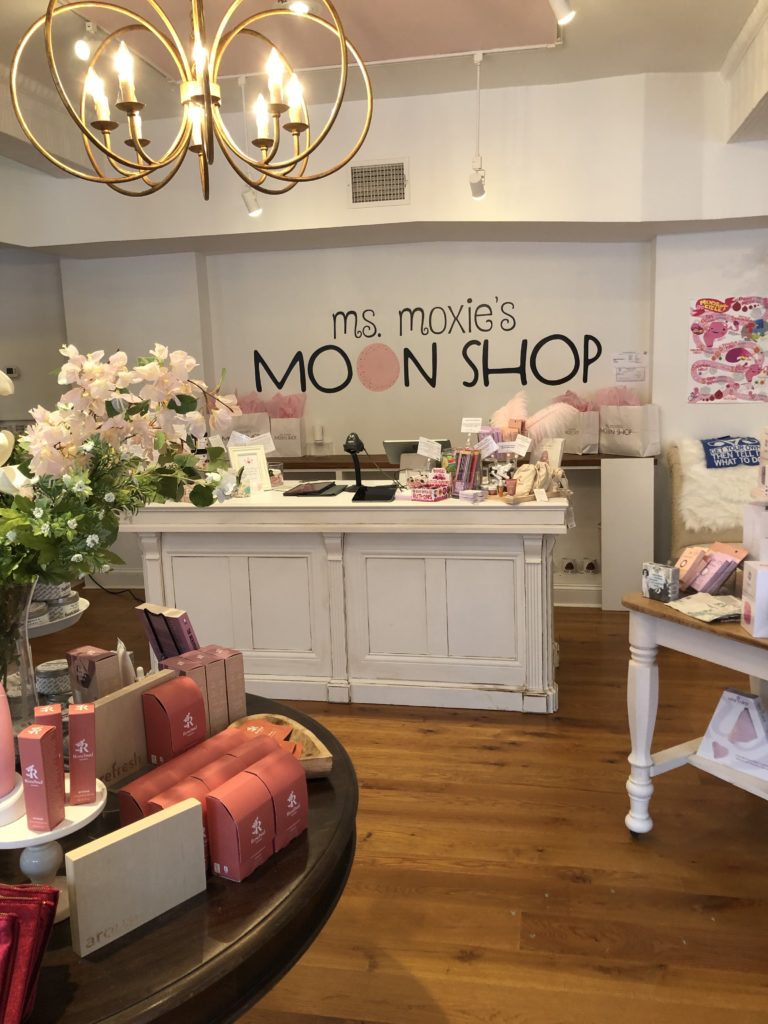 image of the inside of ms. moxie's moon shop